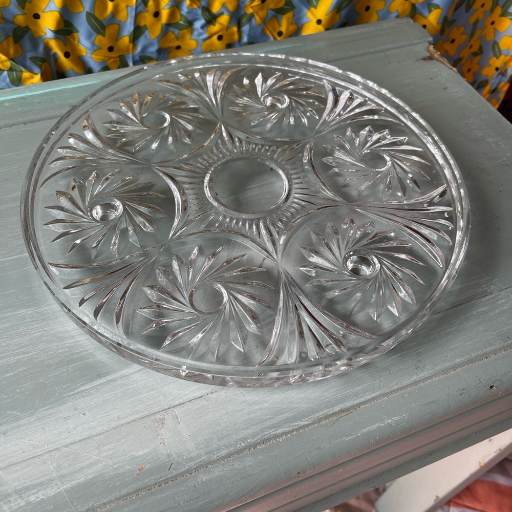 Glass platter